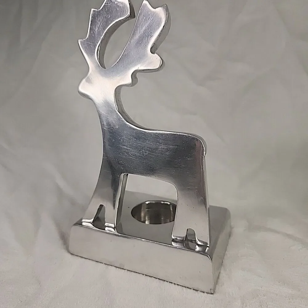 Crate&Barrel reindeer votive